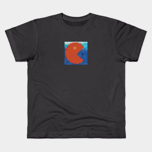 Pac-Man Kids T-Shirt by ixskywalker